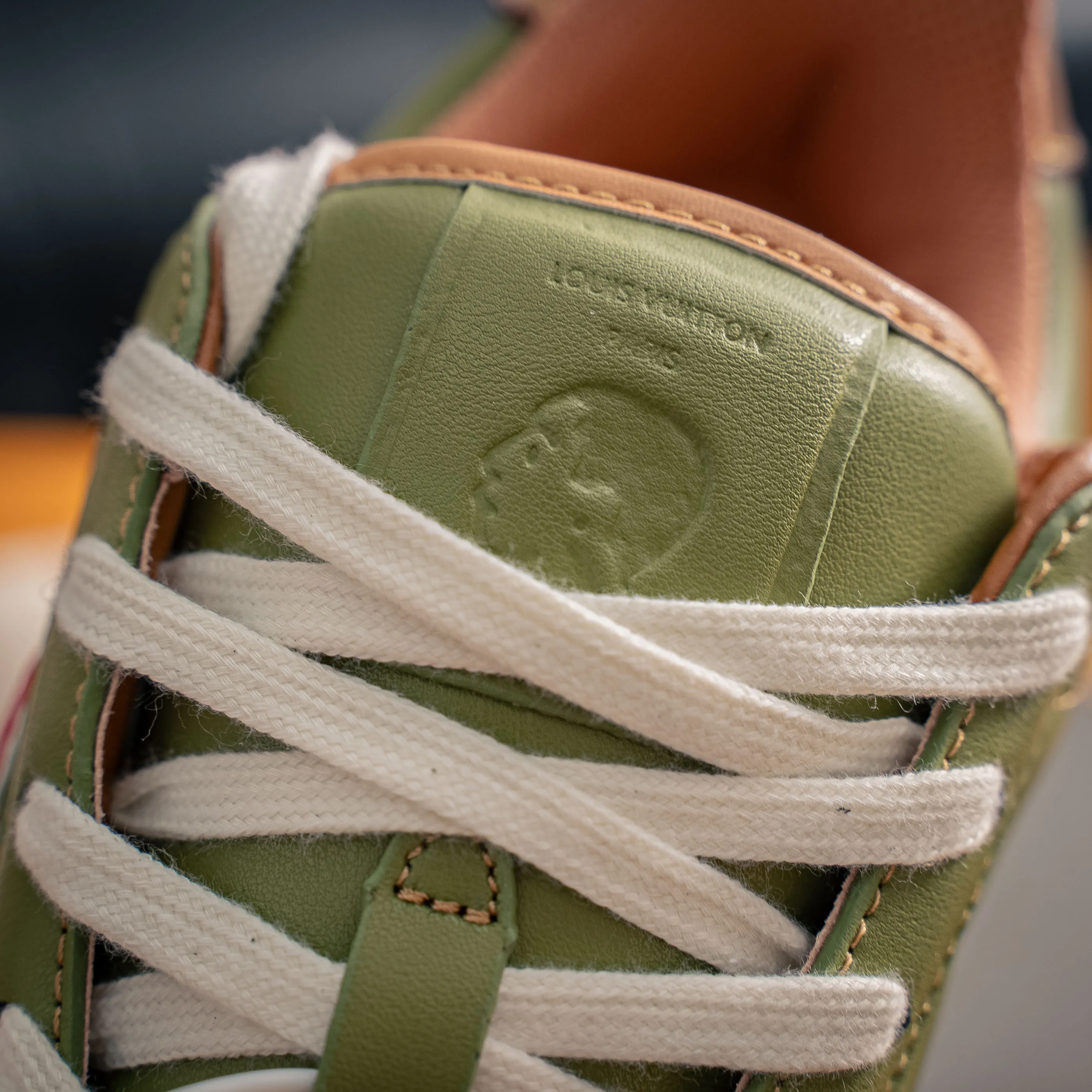 # LOUIS VUITTON x Nigo lv Buttersoft Cowhide Leather FW 25 Lace-Up Low-Top Shoes Same Style